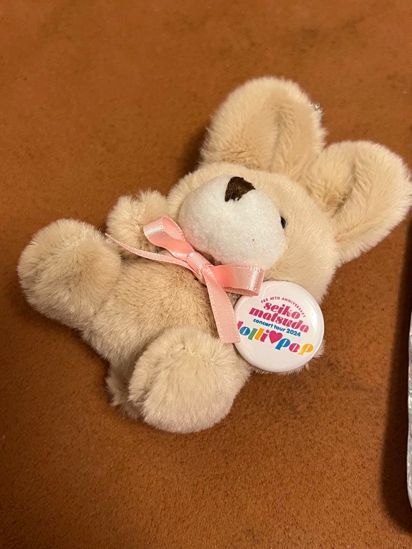 松田聖子　2024 グッズ　ロリポップ　ラビット　ブラウン　ぬいぐるみ