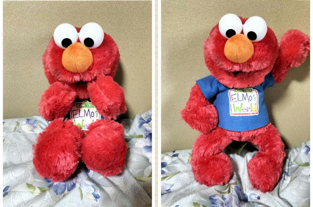 セサミストリート ポージングエルモ ぬいぐるみ 約40cm