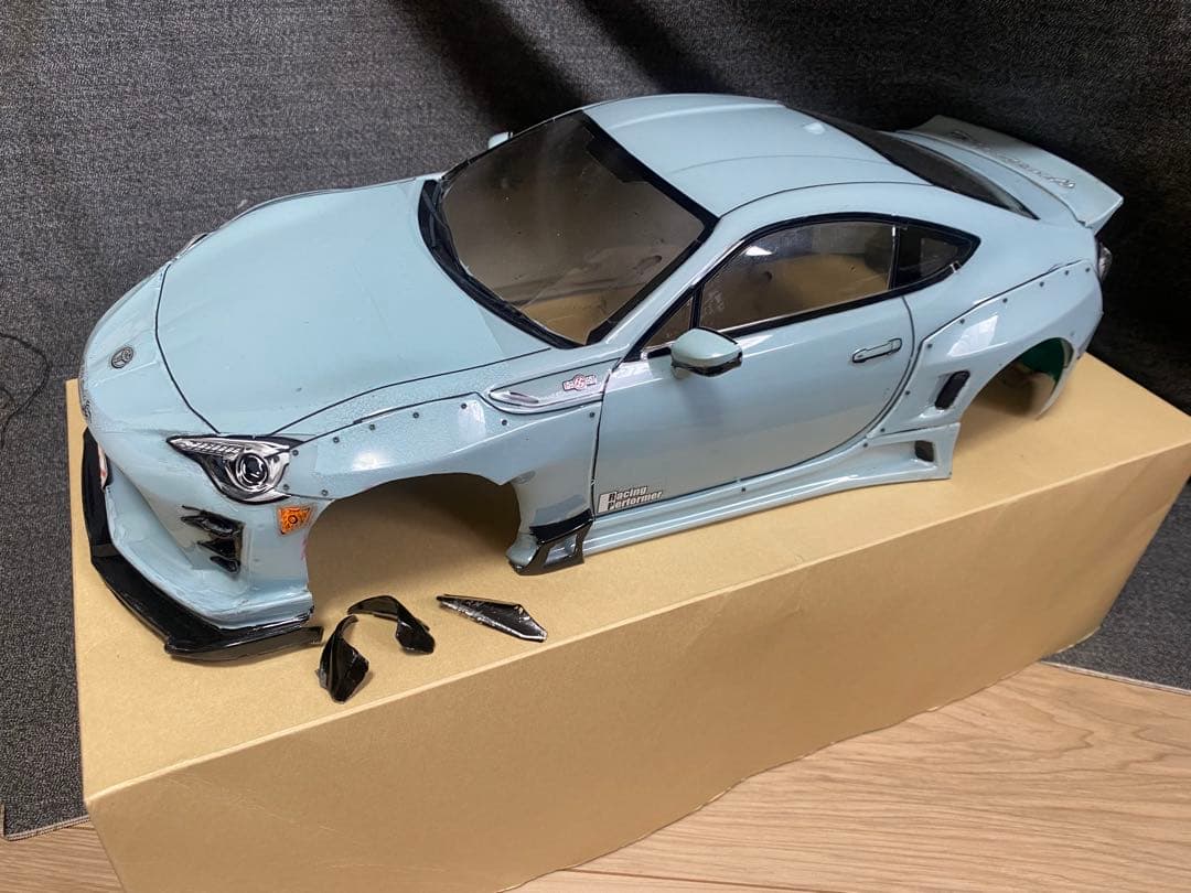 ラジコンタミヤ86ボディ アディクションワイドボディキットインナーライトカバー付