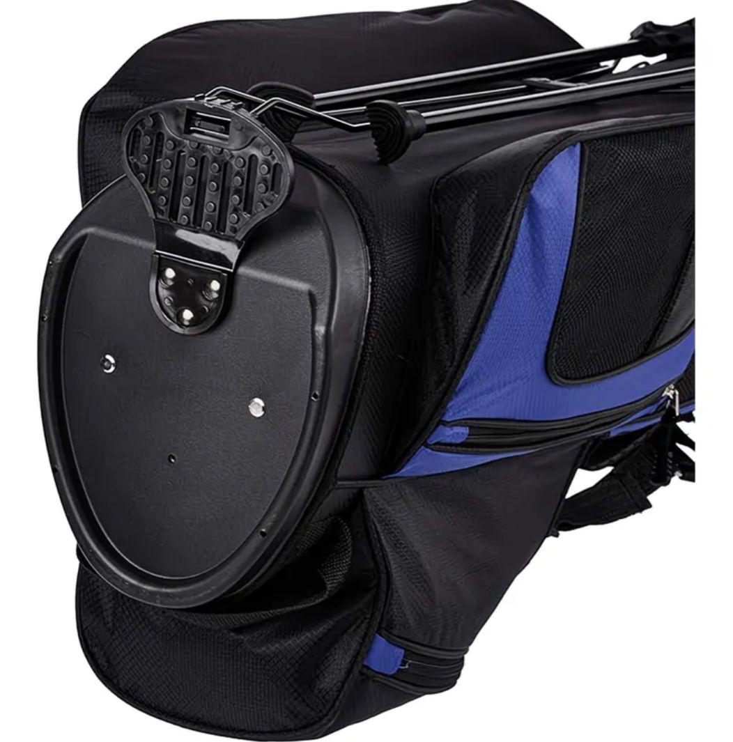 ゴルフスタンドバッグ 黒と青