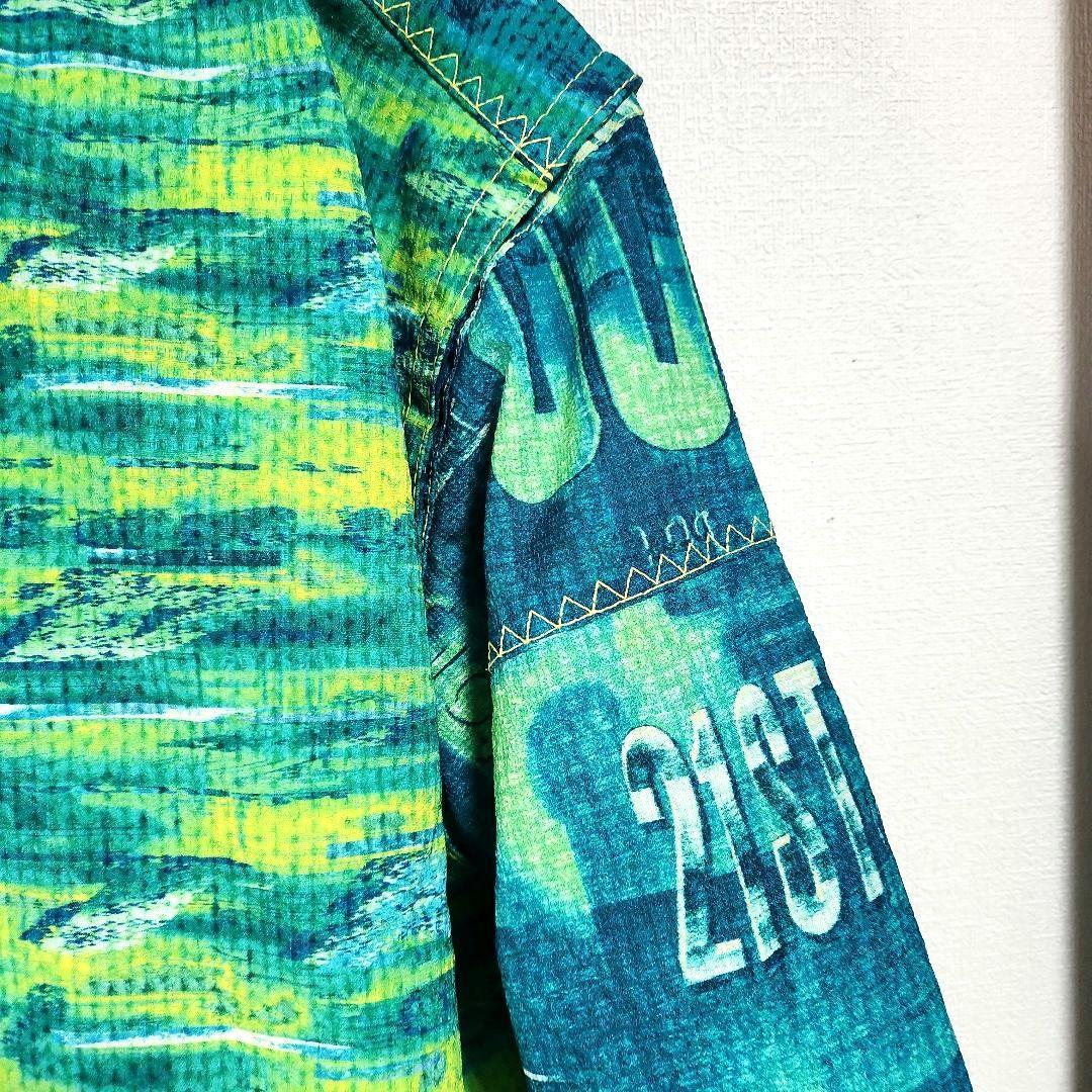 ​【極希少/レトロ】ゴールドウイン スキーウェア 上下セット M 総柄 90s