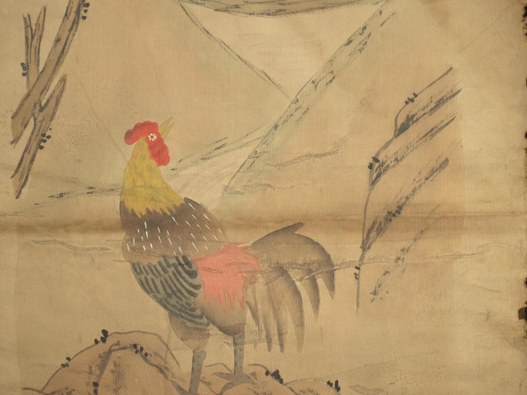 中国古美術 北宋時代の人物図　肉筆絵　激安骨董品 BD271A13-2