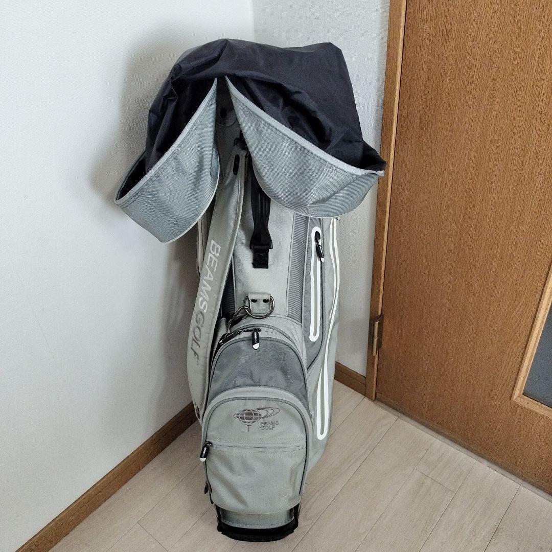BEAMS GOLF キャディバッグ グレー　ビームス