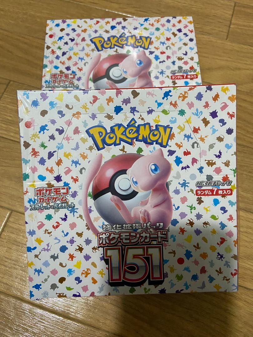 ポケモンカード　151 シュリンク付き　未開封BOX 2箱セット
