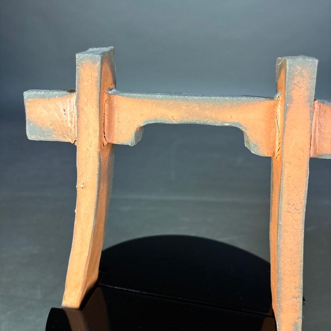 越後　竹元郁雄　手桶水指　共箱