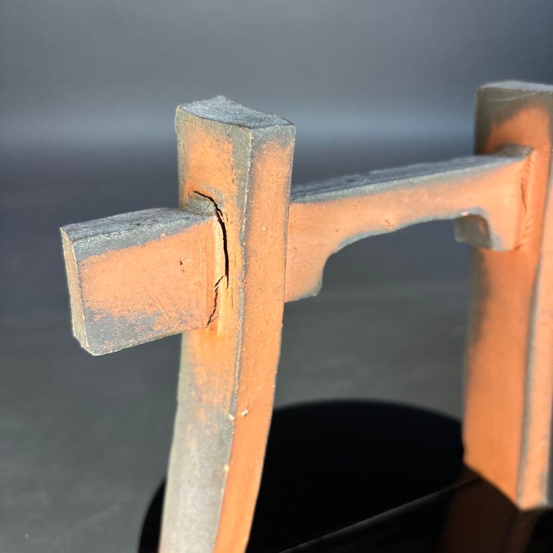 越後　竹元郁雄　手桶水指　共箱