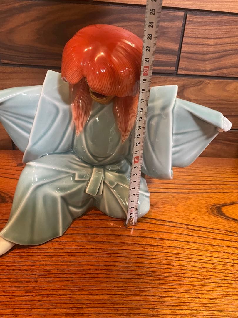 深川磁器　高級歌舞伎　人形　大型