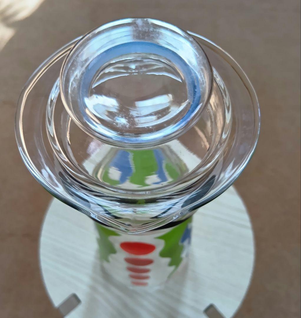 【蓋あり完品】岡本太郎 水差し 男爵 ガラスピッチャー