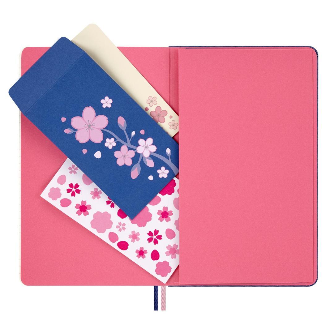 モレスキン 2025年 さくらノート ラージ 2冊 ＆ 鉛筆4本 BOXセット