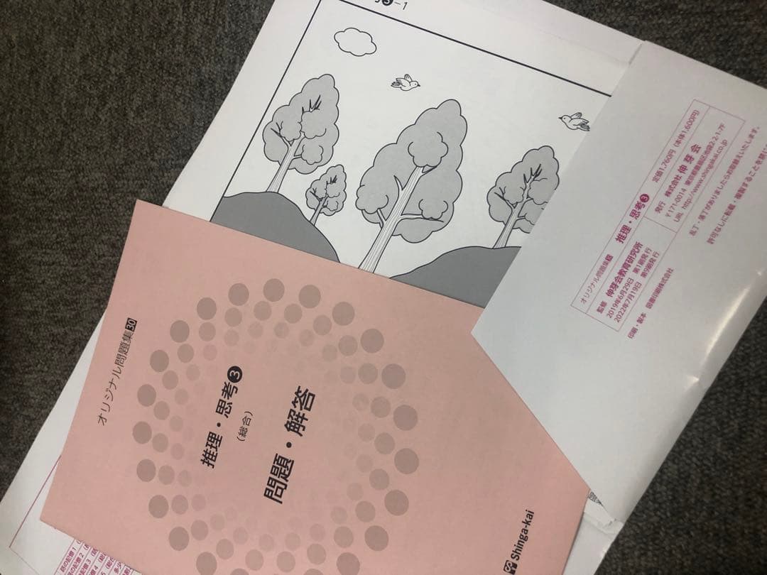 改訂版しんが会　オリジナル問題集63冊フルセット　中古