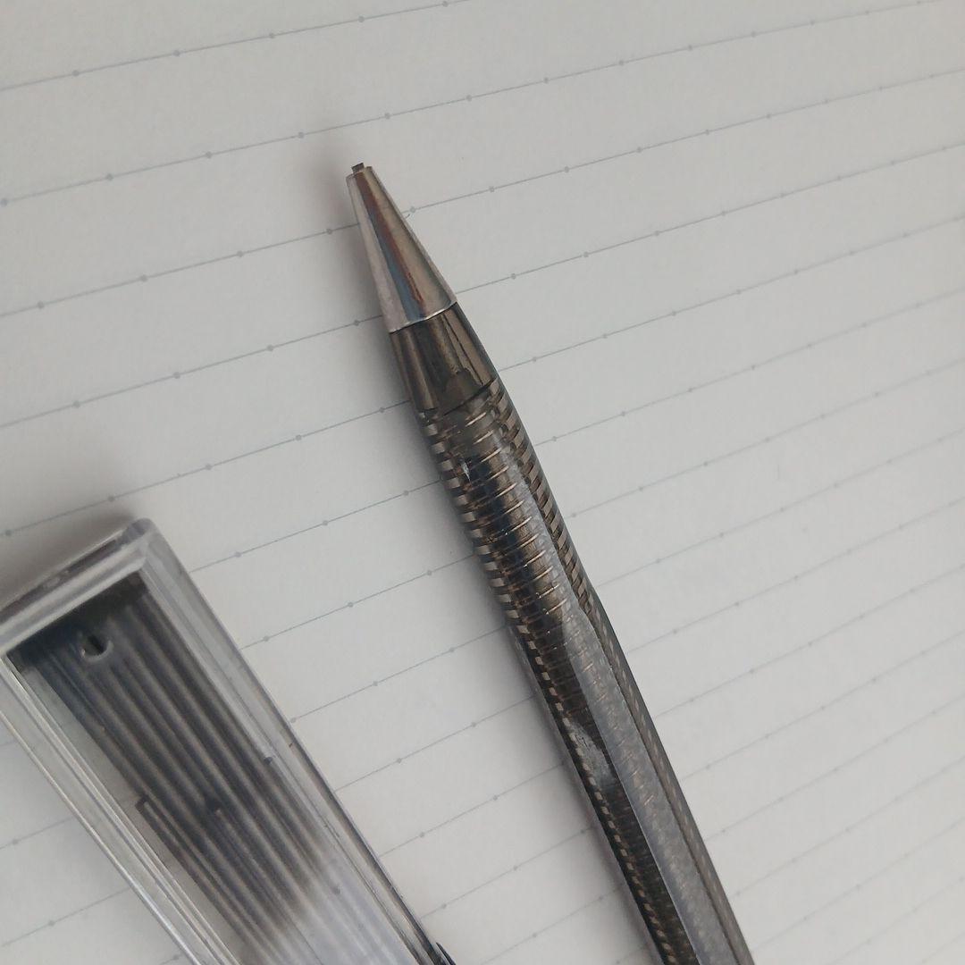 急ぎ❗値下げ⭕極希少U.S.Goverment廃盤シャーペン回転式透明軸1.18