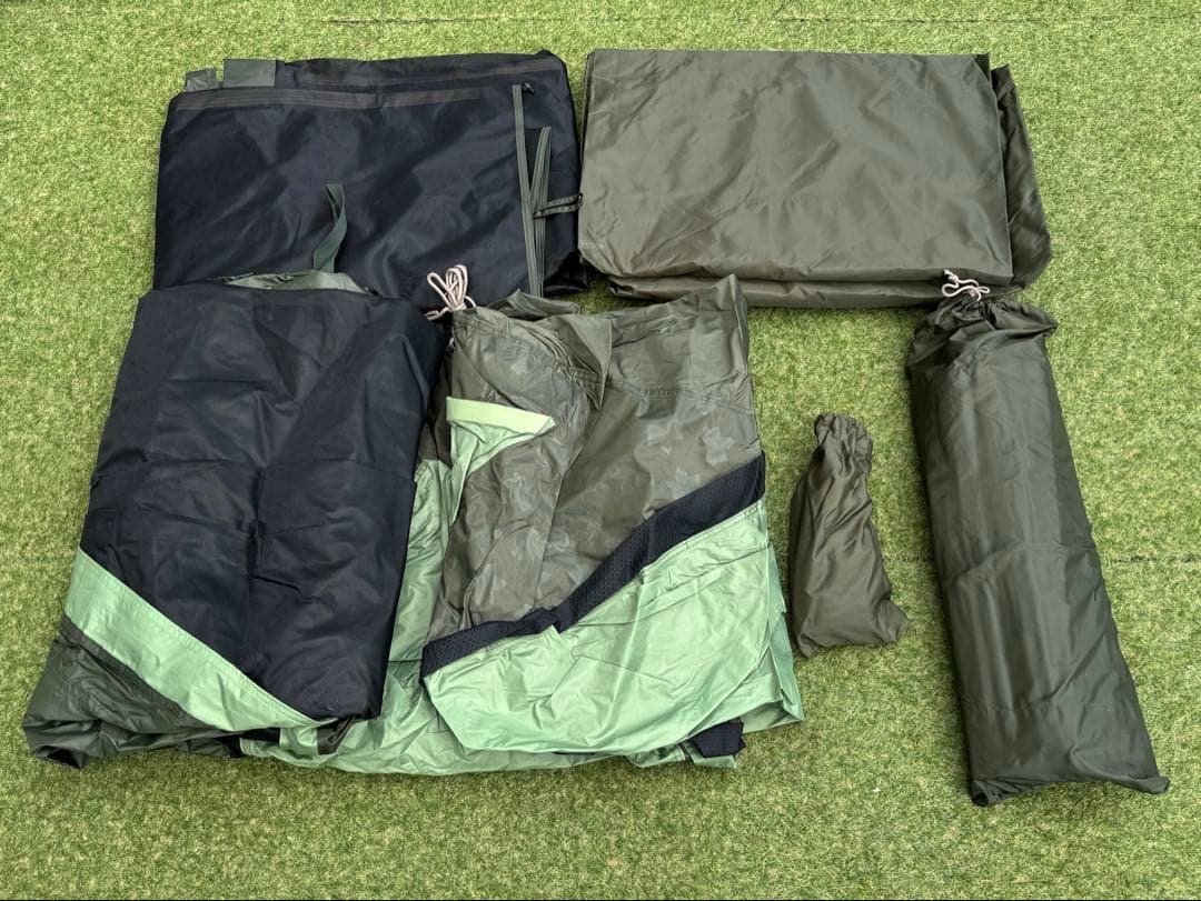 【未使用】ロゴス neos 3ルームドゥーブル XL-BJ　タープテント