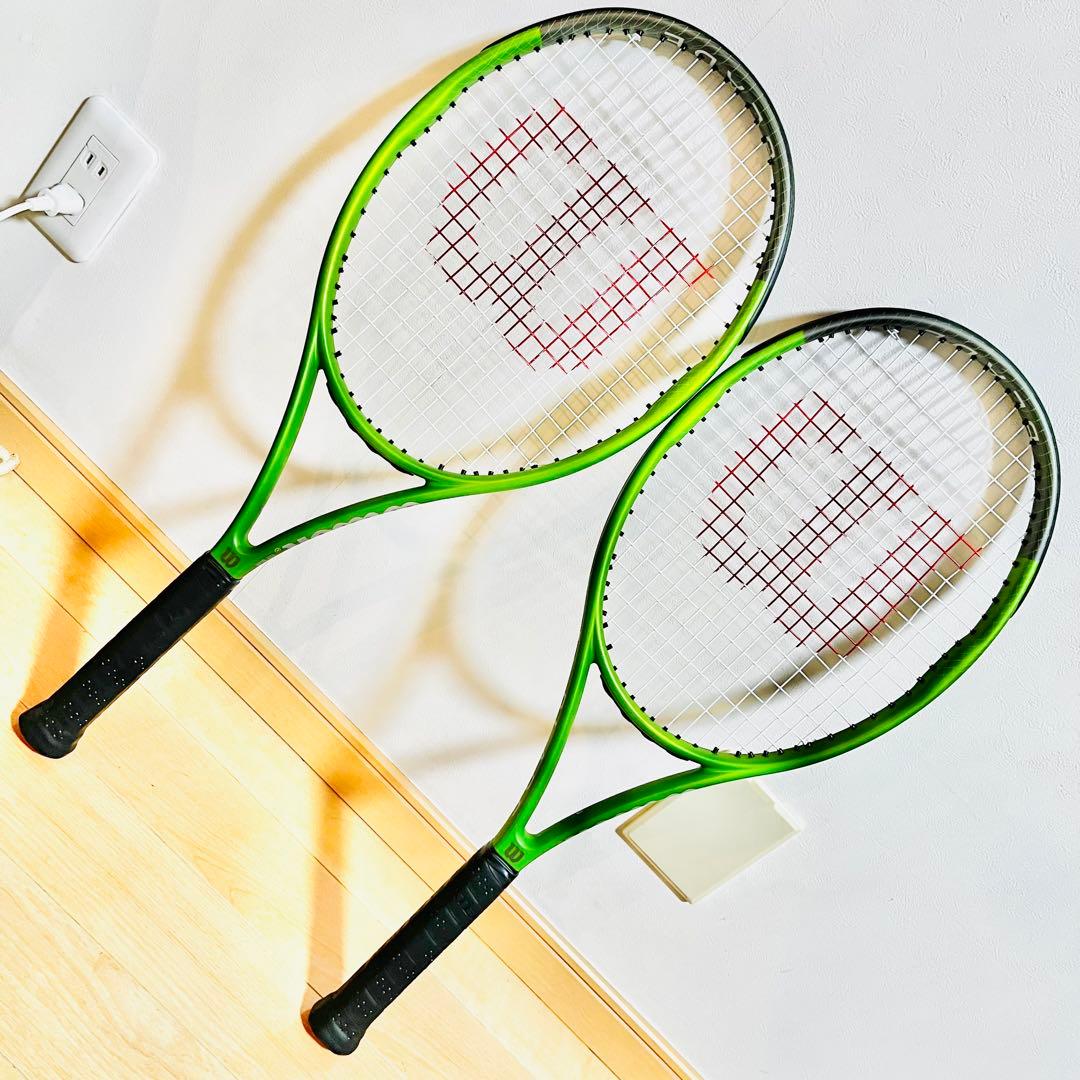 【未使用級】Wilson BLADE FEEL 103 テニスラケット2本セット