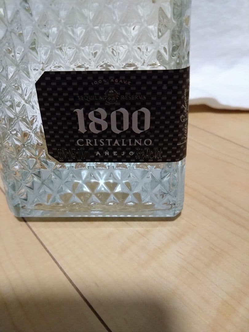 1800 Cristalino Añejo テキーラ