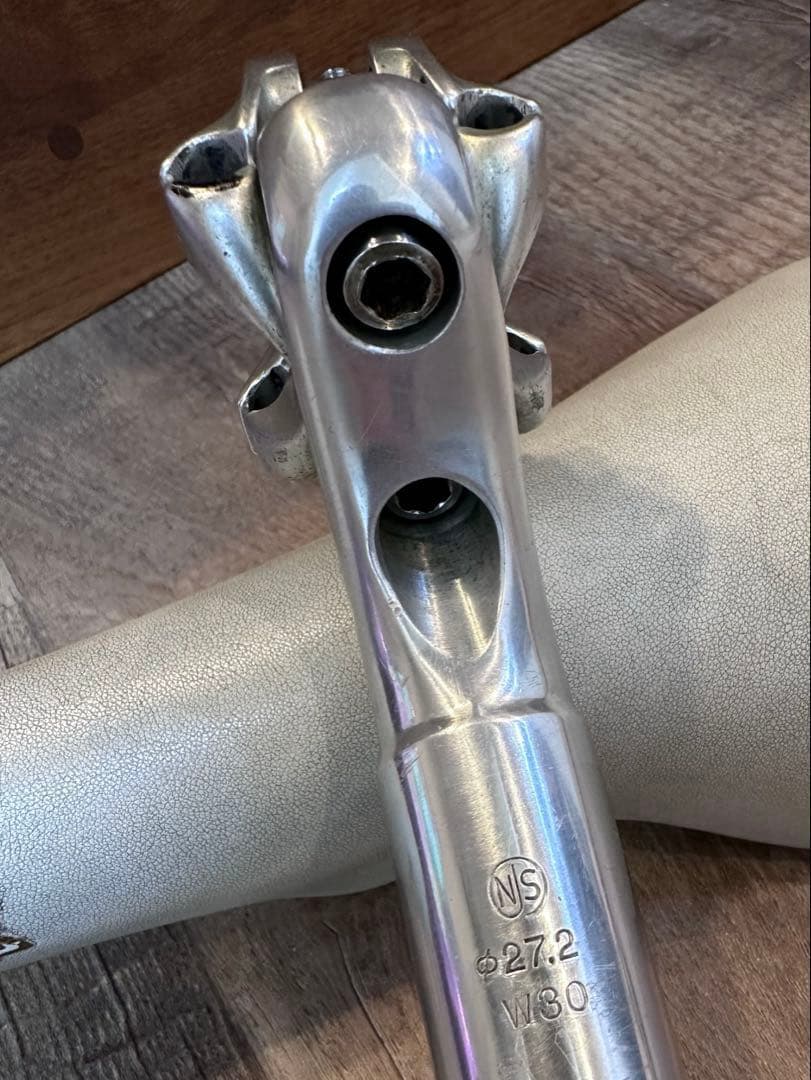 NJS 日東 シートポスト 27.2mm w30 FIVEGOLD 7 サドル付