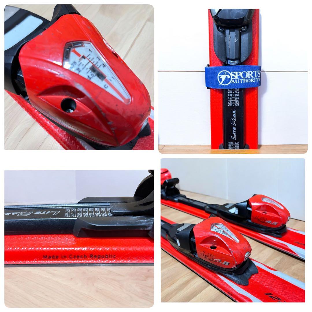 【ジュニア用】HEAD SUPER SHAPE 127cm スキー板 初心者向け