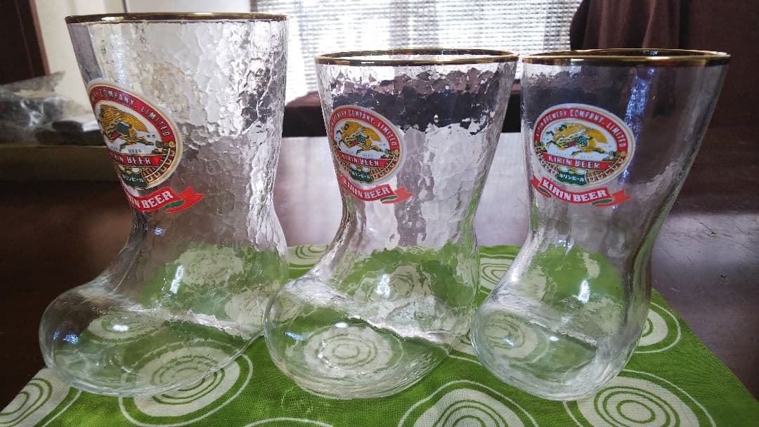 ③ KIRIN 希少品 キリンビール 麒麟  ブーツ型 タンブラー