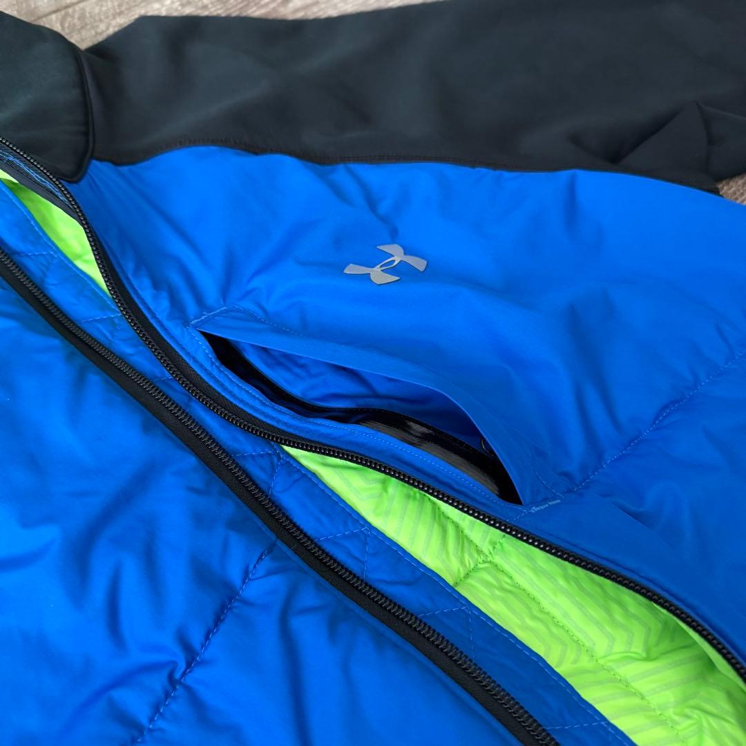 超美品 UA アンダーアーマー ゴルフウェア コールドギア 中綿ジャケット XL