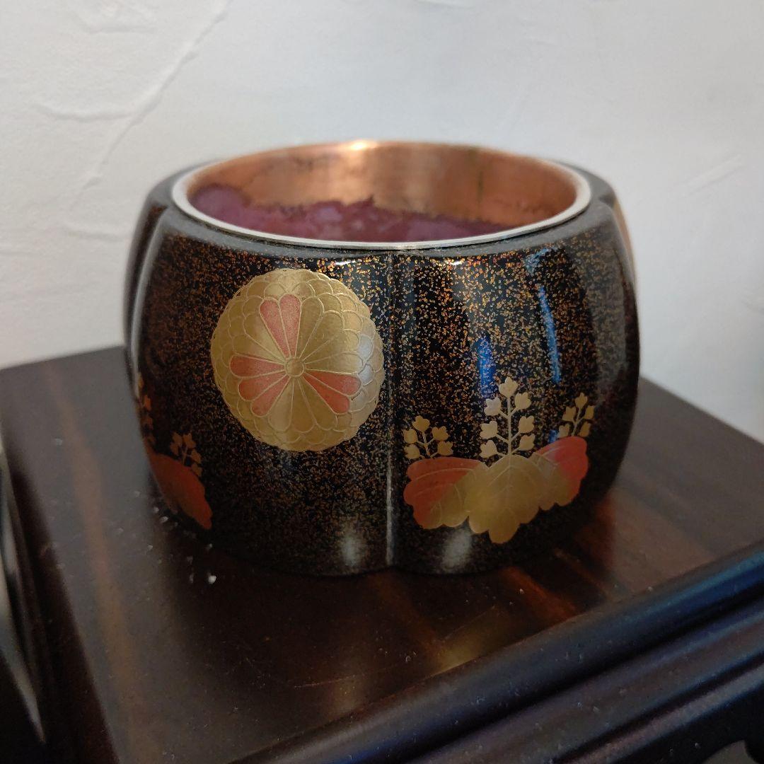 [お値下げ] 香道具 火取り香炉 高台寺蒔絵 銀火屋