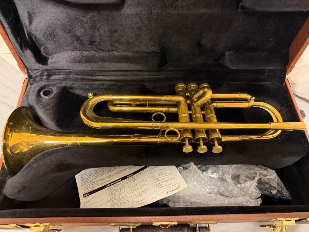 クイーンブラス　日野皓正モデル　ライトウエイト　トランペット　ローブラス　中古