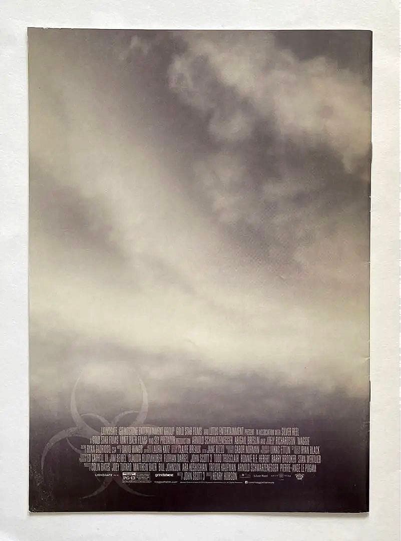 マギーMAGGIEアーノルド・シュワルッエネッガー／パンフレット希少レア珍品！