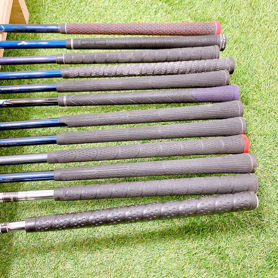 N5.ミズノ　初心者オススメ　メンズセット　ゴルフクラブ　12本　右利き