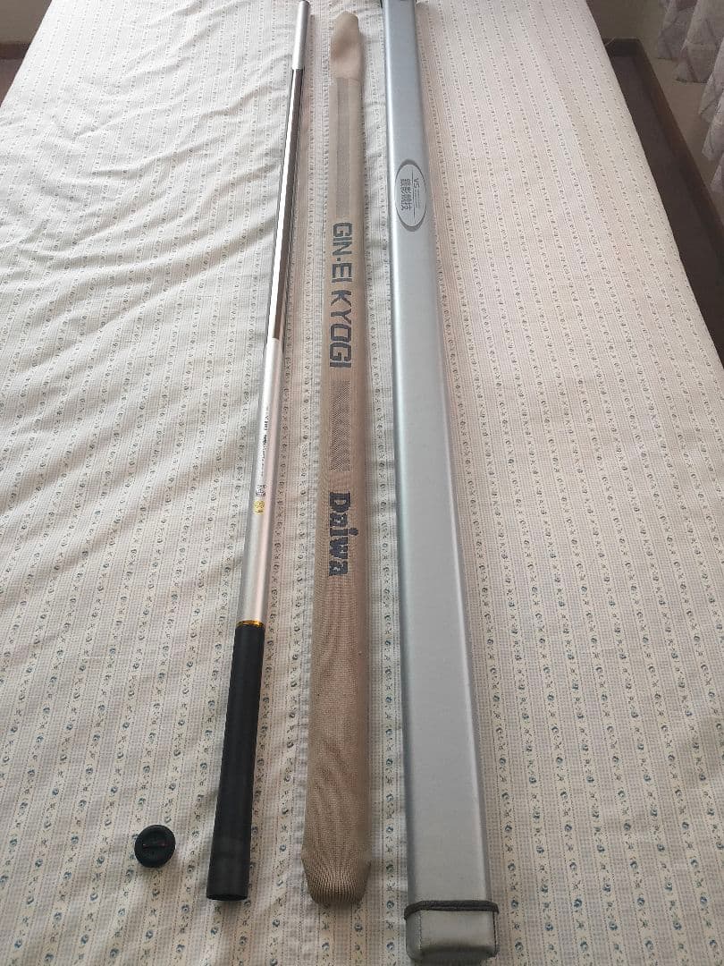 Daiwa VS 銀影競技 T 中硬硬 95SG /予備パーツ穂先 元竿 3番継