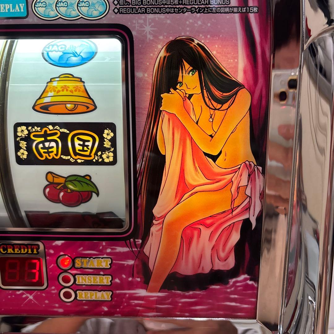 スロット実機　4号機　南国育ち　希少レアまどかパネル