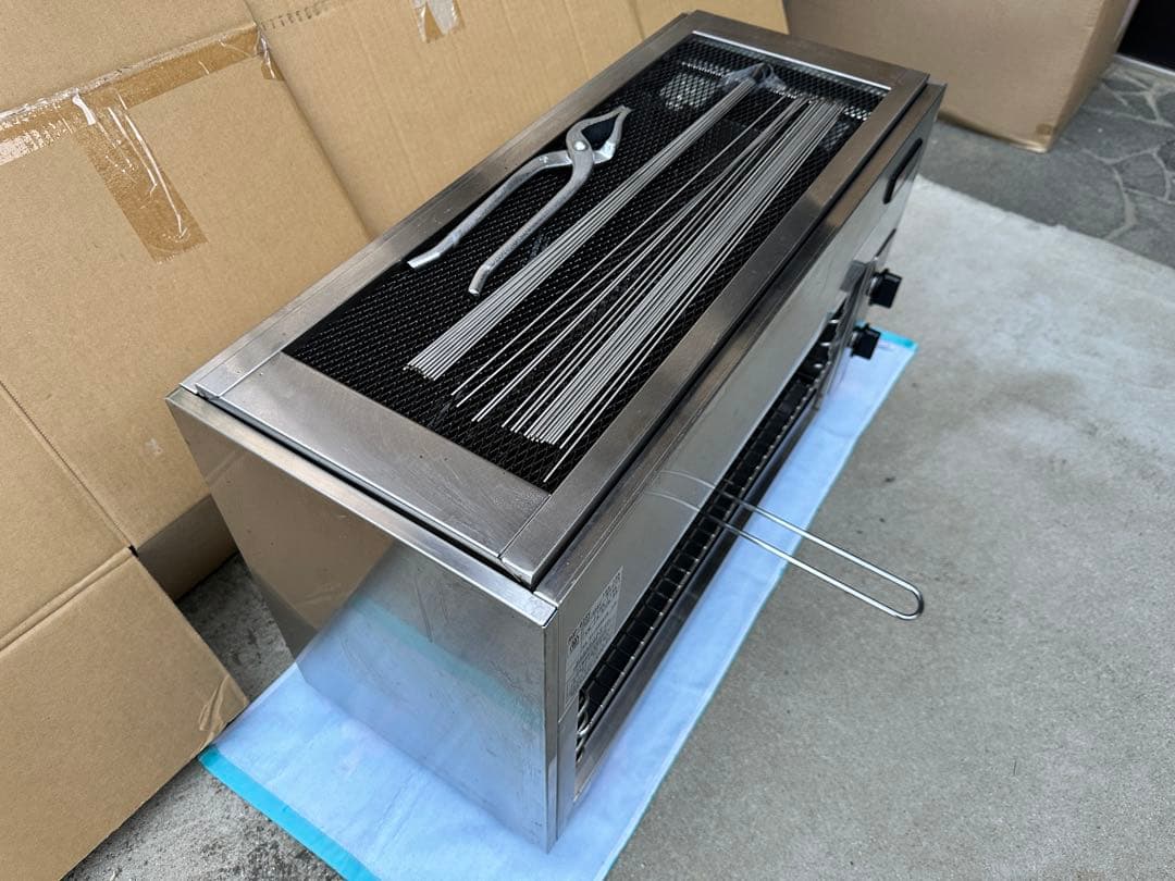 リンナイ2023年製 RINNAI上火式グリラー RGP-62SV 都市ガス用