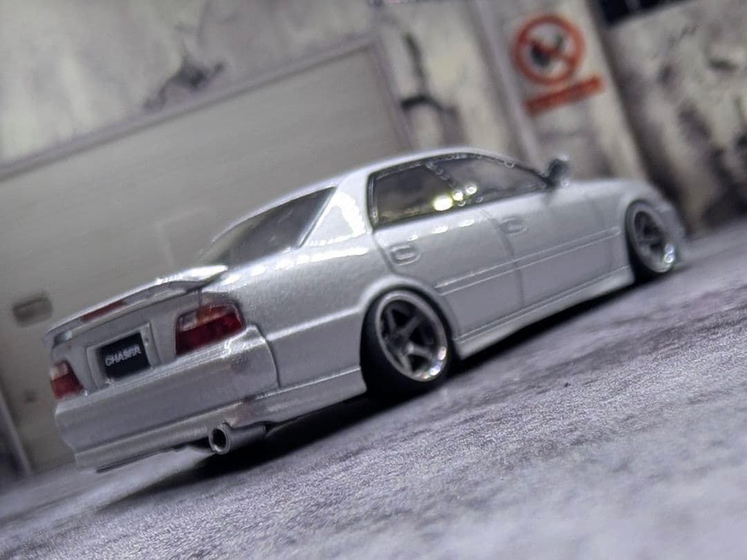 ホビージャパン TOYOTA CHASER ツアラーV カスタム シルバー