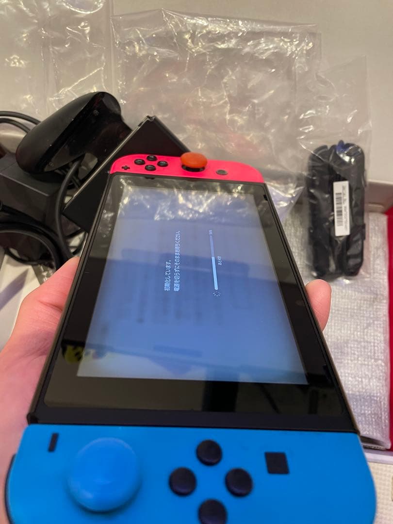 ル*ュ様 完品　Nintendo Switch 本体　バッテリー強化　付属品有り