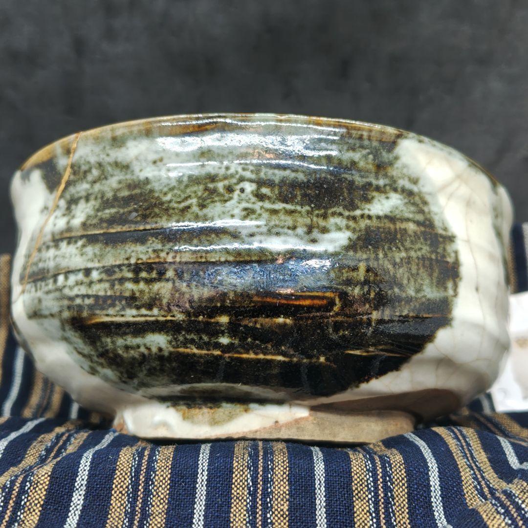 古万古焼、御所丸茶碗(元箱、包み古布付)