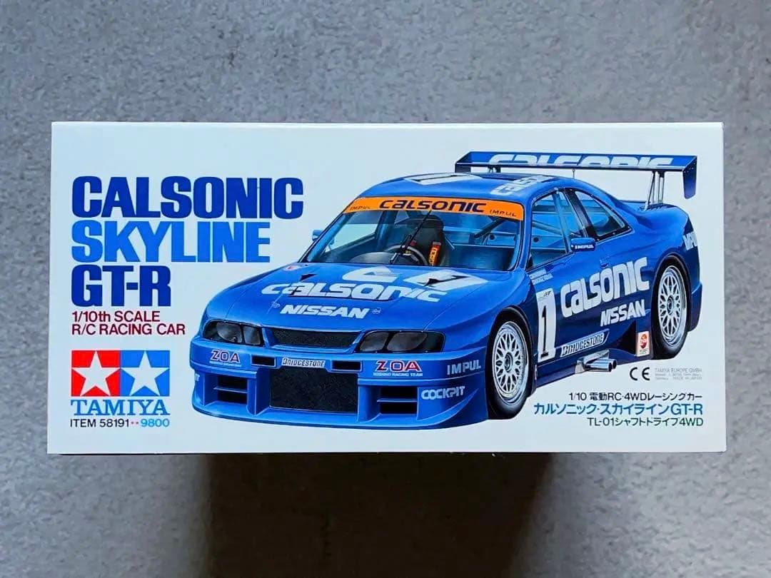 超美品 ヴィンテージ 初版品 タミヤ 1/10 RC カルソニック GT-R