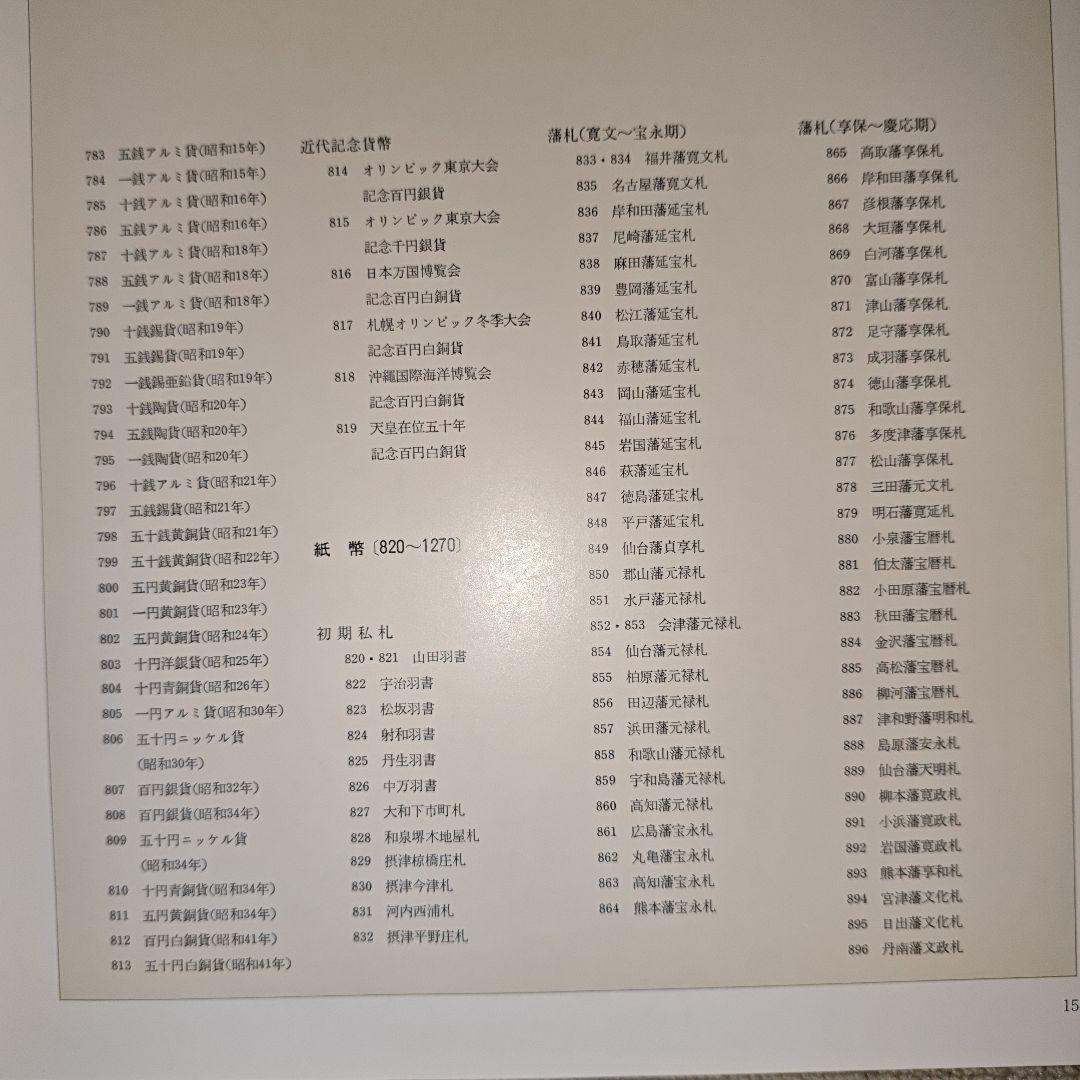 日本貨幣図鑑 郡司勇夫 編