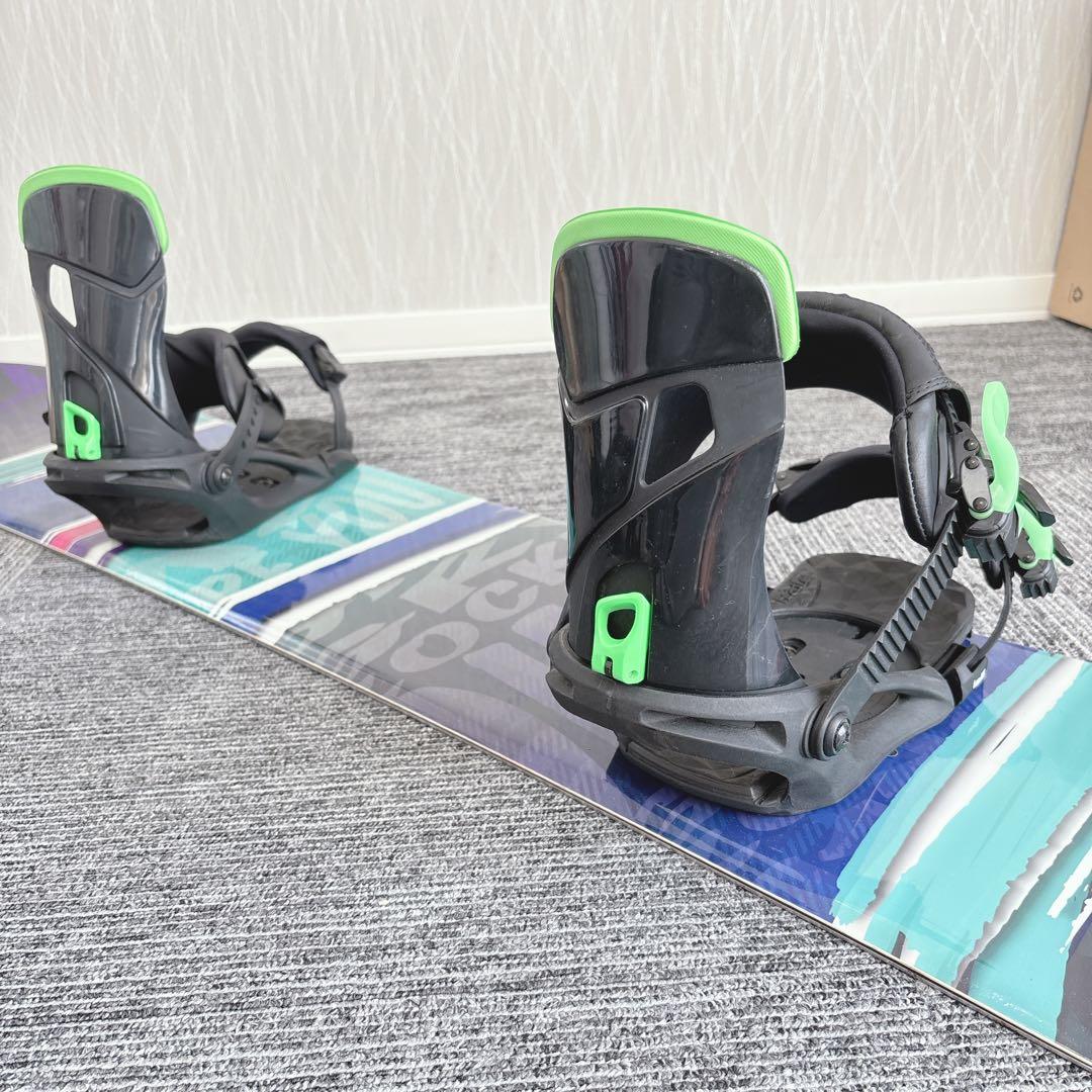 73超豪華❗️IGNIO/HEAD メンズスノーボードセット★155cm+ビン付