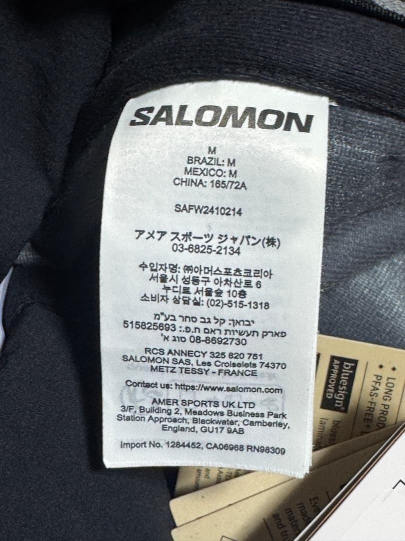サロモン MOON PATROL GORE-TEX BIB パンツ サイズM