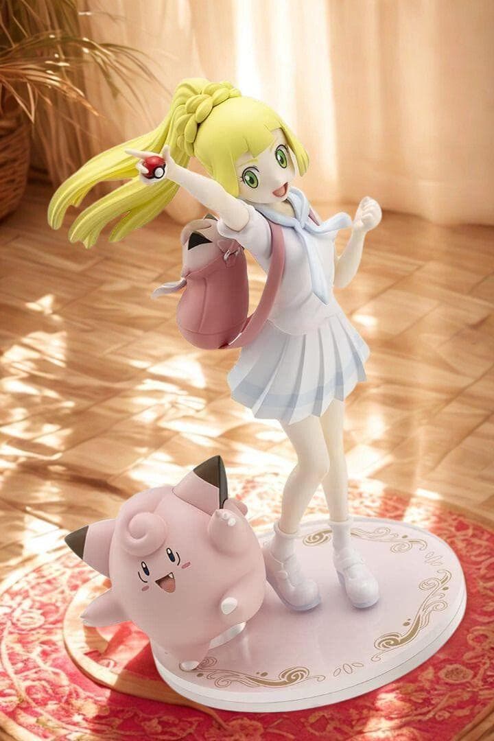 【新品未開封】ポケモンセンター限定コトブキヤ がんばリーリエ＆ピッピ フィギュア