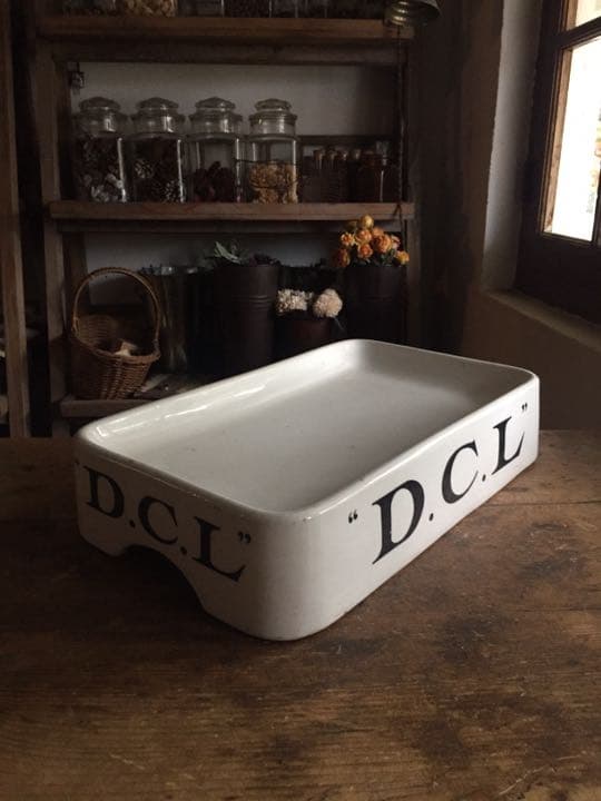 激レア イギリスアンティーク D.C.L  スラブ