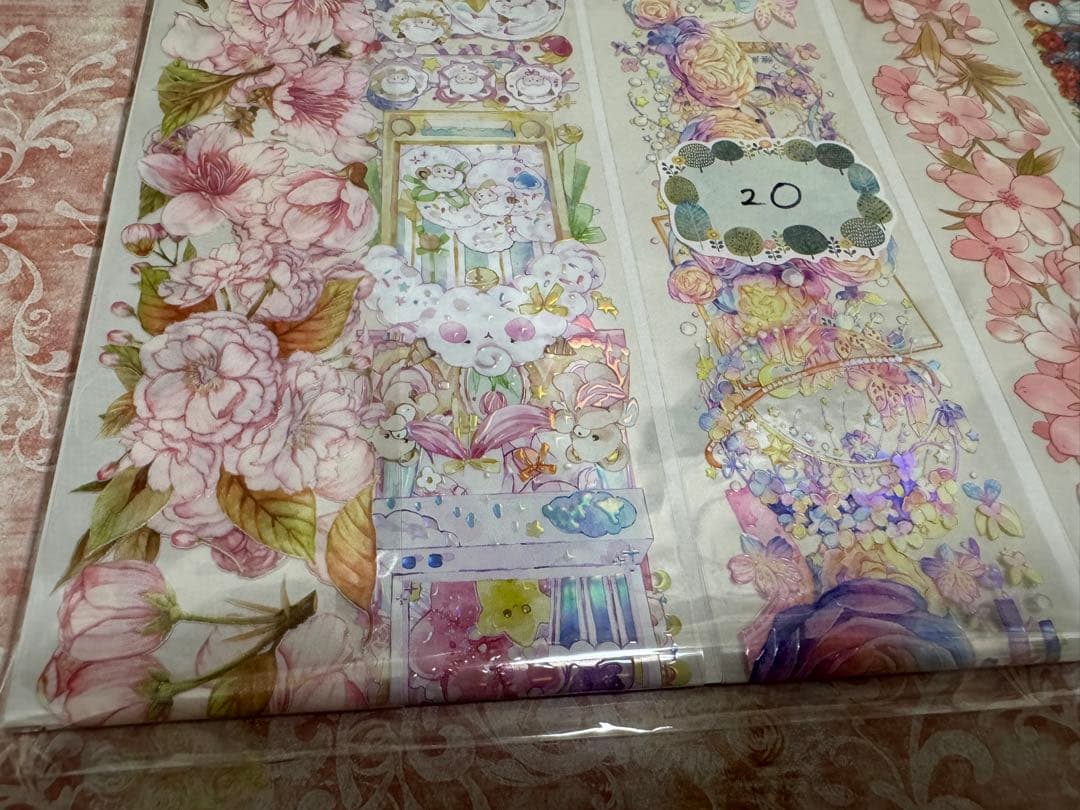 海外 PETテープ マスキングテープ 切り売りセット20