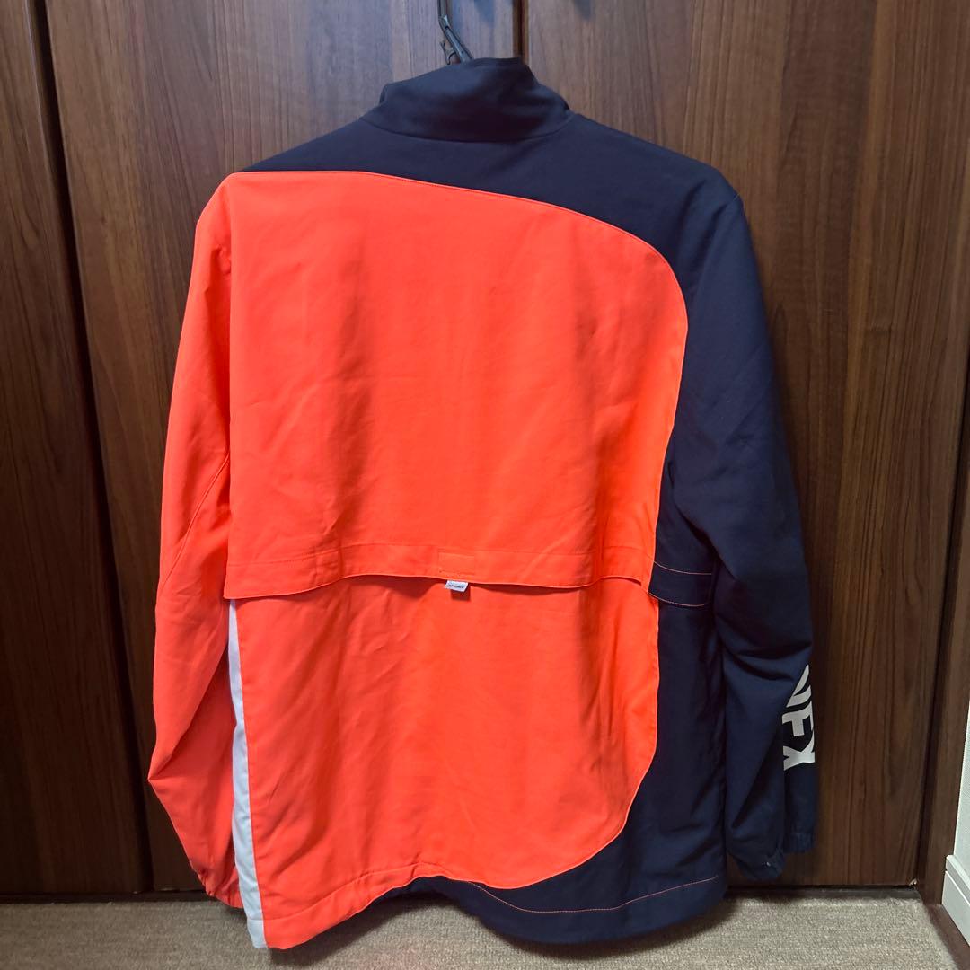 YONEX ジップアップジャケット オレンジ/紺