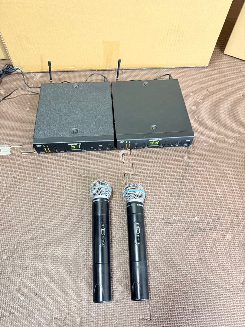 Shure uc/beta58a,動作確認済み、良い品。USA製