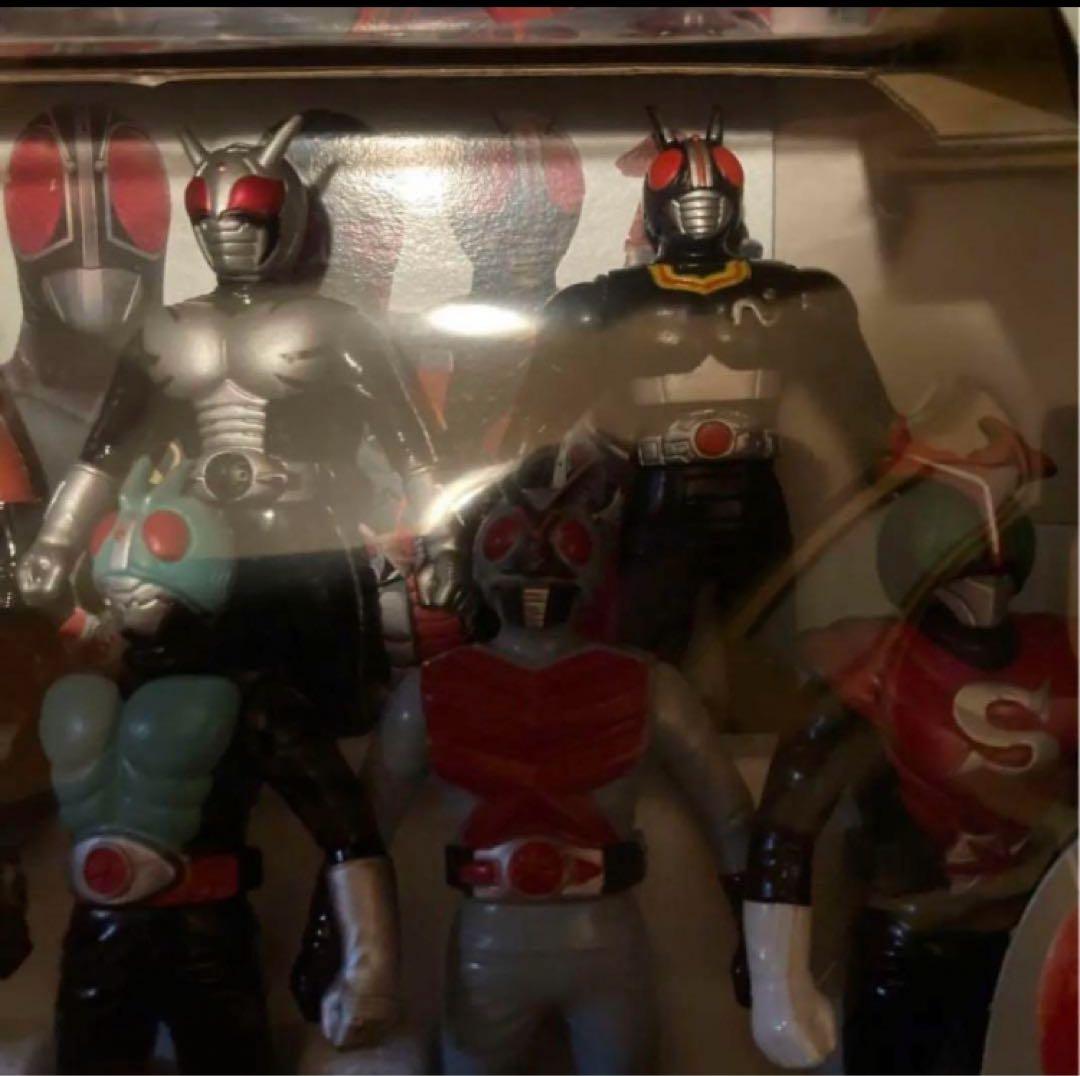 希少　仮面ライダーブラックRX 栄光の１０人ライダーソフビ