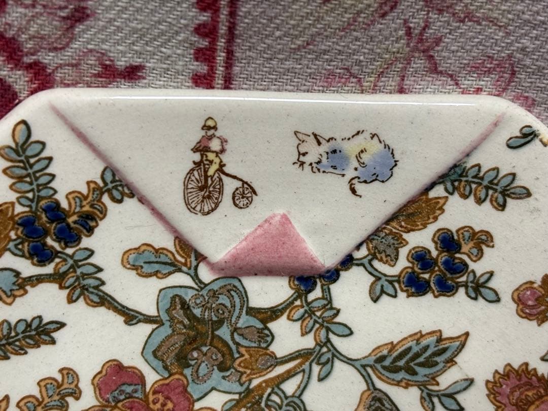 希少フランスアンティーク　サルグミンヌ　アンファンリシャールのカップ&ソーサー③