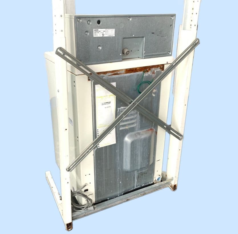 SANYO 業務用ボタン式全自動電気洗濯機 + 東芝 電気衣類乾燥機 100V