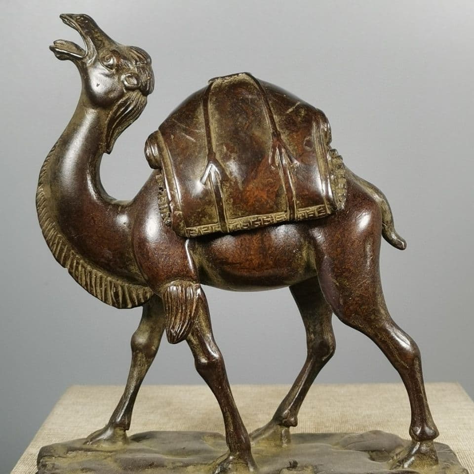 蘇工 銅器 香炉 駱駝香炉 香道具 装飾品 工芸品 美術品 置物