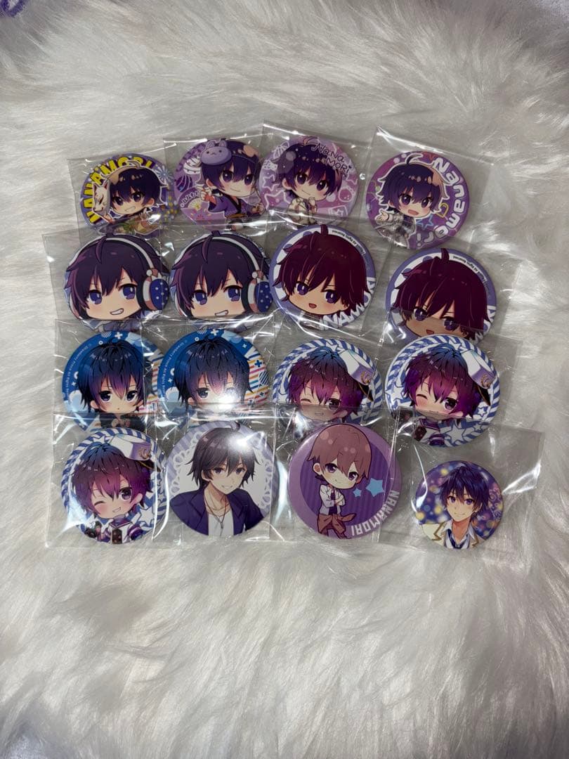 すとぷり　ななもり。　缶バッチ　古参アピできます！ まとめ買い大歓迎　ほぼ等身