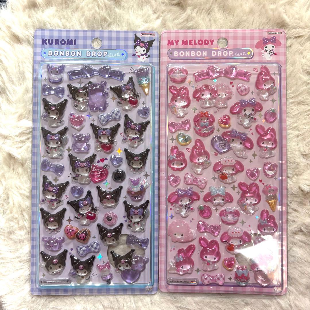 【国内正規品】 ボンボンドロップシール 第二弾　サンリオ　8種コンプリートセット