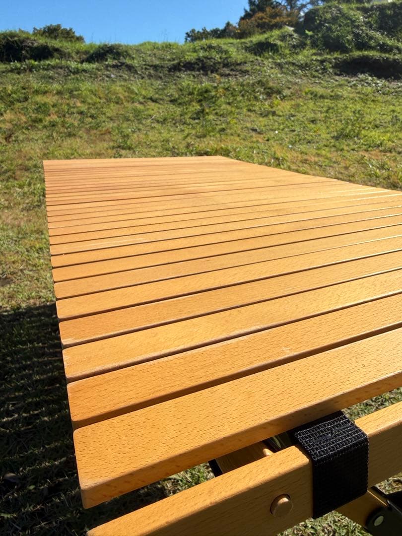 ★値下げ★ハイランダー ウッドロールトップテーブル 120cm