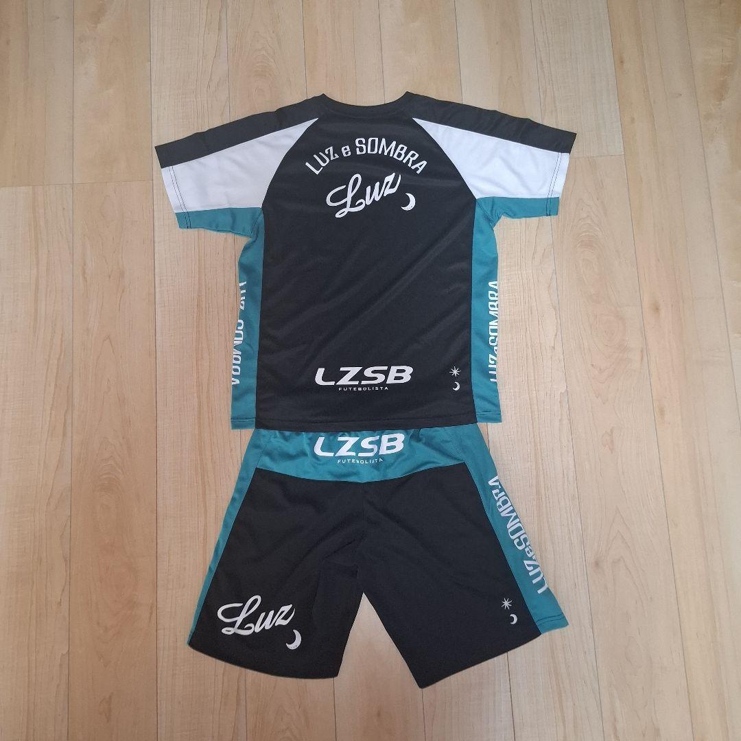 LUZeSOMBRA 　ジャージ　長袖&半袖　上下セット(ブラックターコイズ)