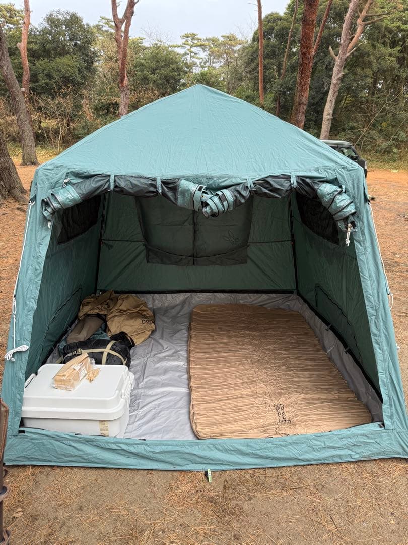 販売終了！DOD おうちテント希少ブルーカラー